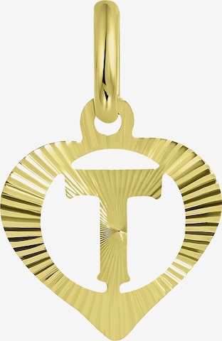 Lucardi Pendant in Gold: front