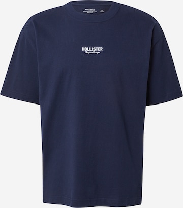 HOLLISTER Majica | modra barva: sprednja stran