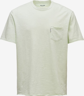 T-Shirt Salsa Jeans en vert : devant