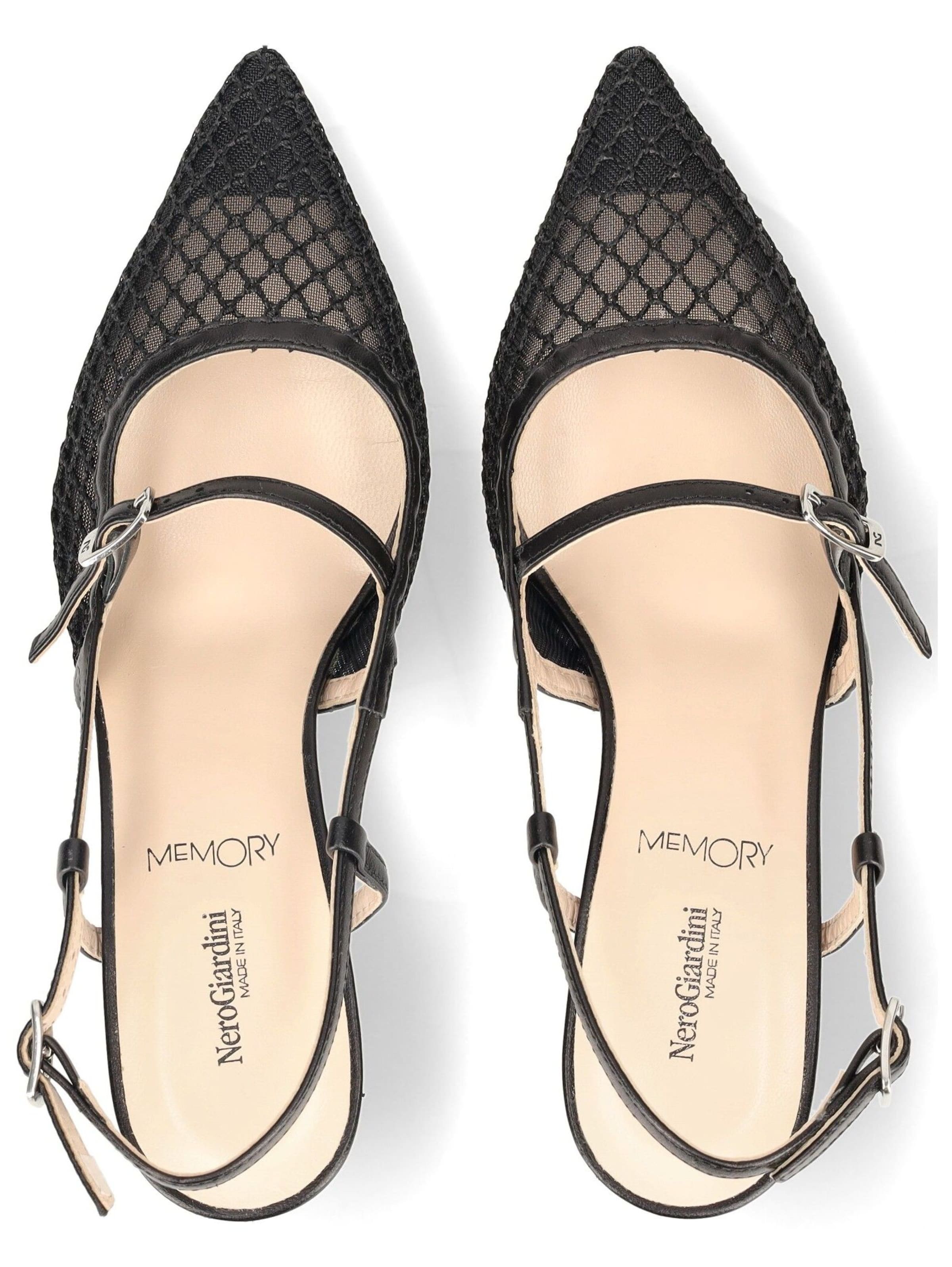 Escarpins à bride arrière Nero Giardini en noir