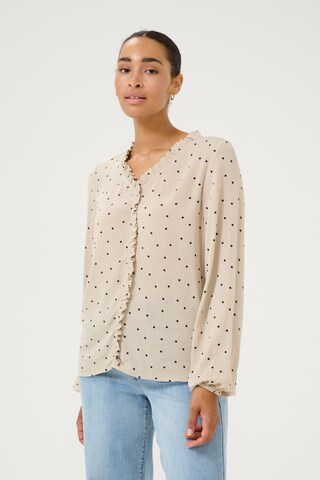 Kaffe Blouse 'KAEllen' in Grijs: voorkant