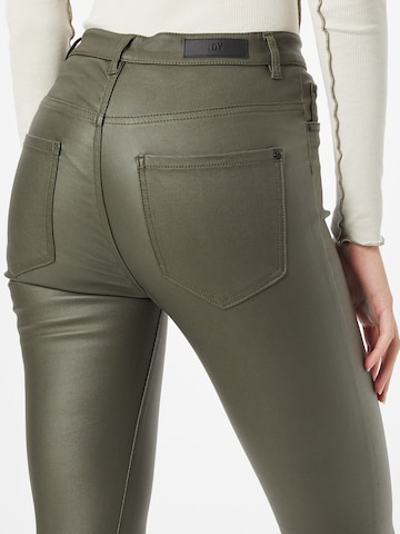 JDY Skinny Jeans 'New Thunder' in Grün