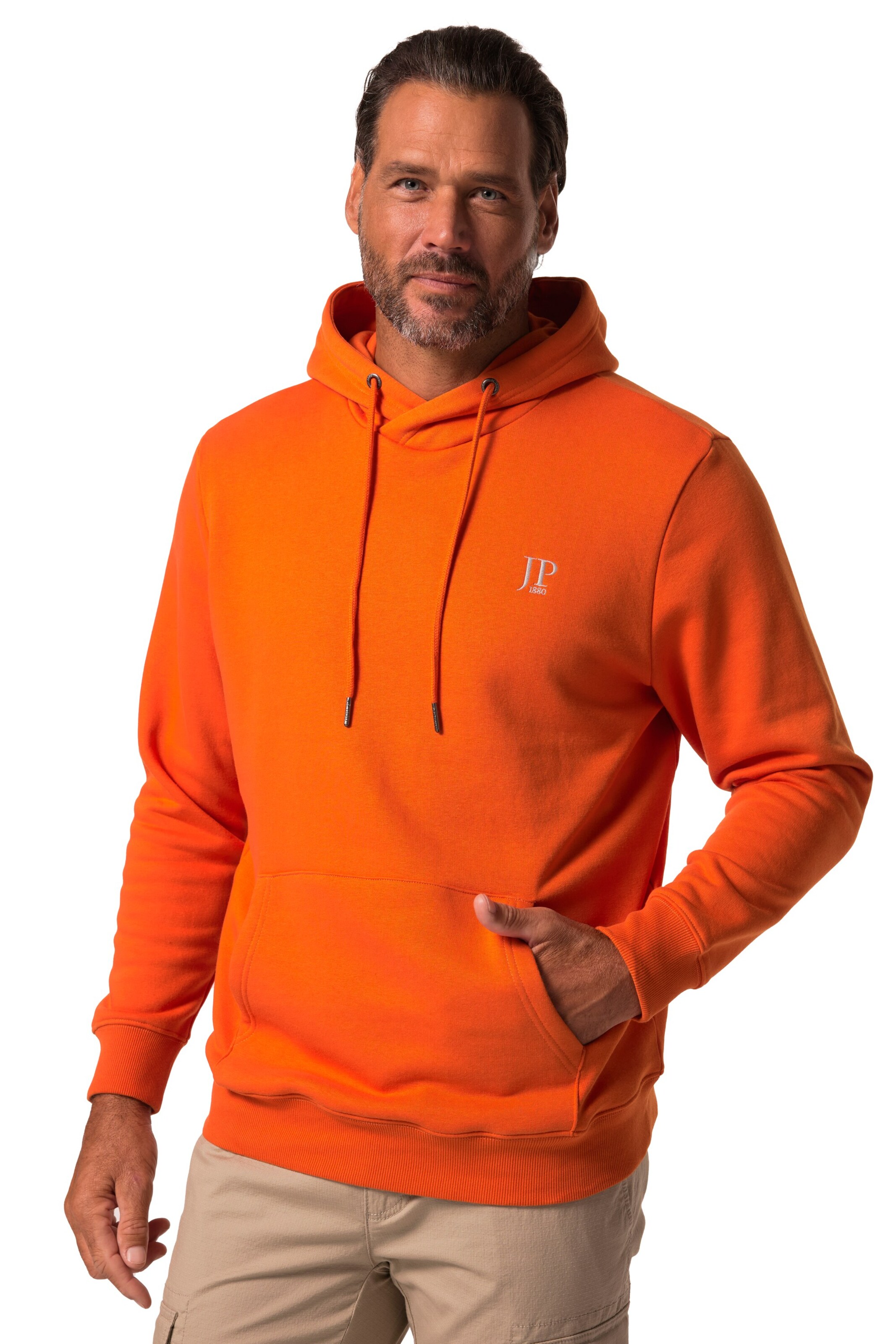 JP1880 Sweatshirt in Orange: front