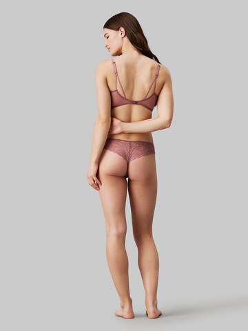 Calvin Klein Triangle Bra 'Instinct' in Pink