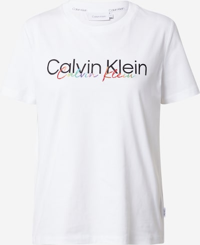 Calvin Klein T-Shirt 'PRIDE' in mischfarben / schwarz / offwhite, Produktansicht