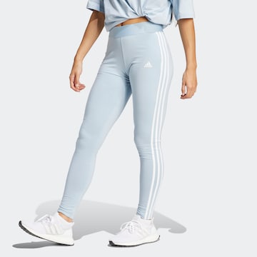 ADIDAS SPORTSWEAR Skinny Workout Pants 'Essential' in Blue: front