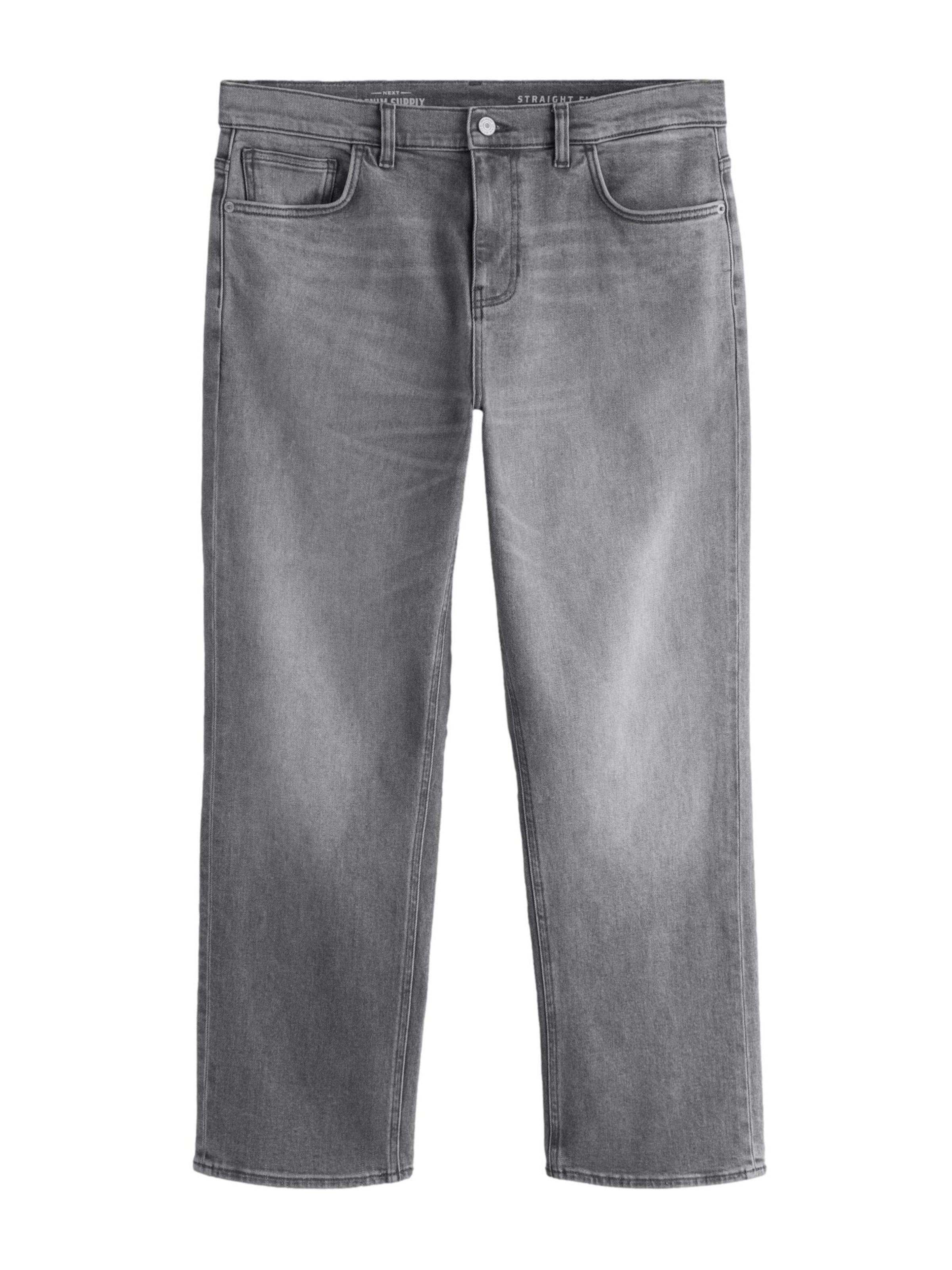 Next tavaline Teksapüksid 'Authentic', värv hall: eest vaates