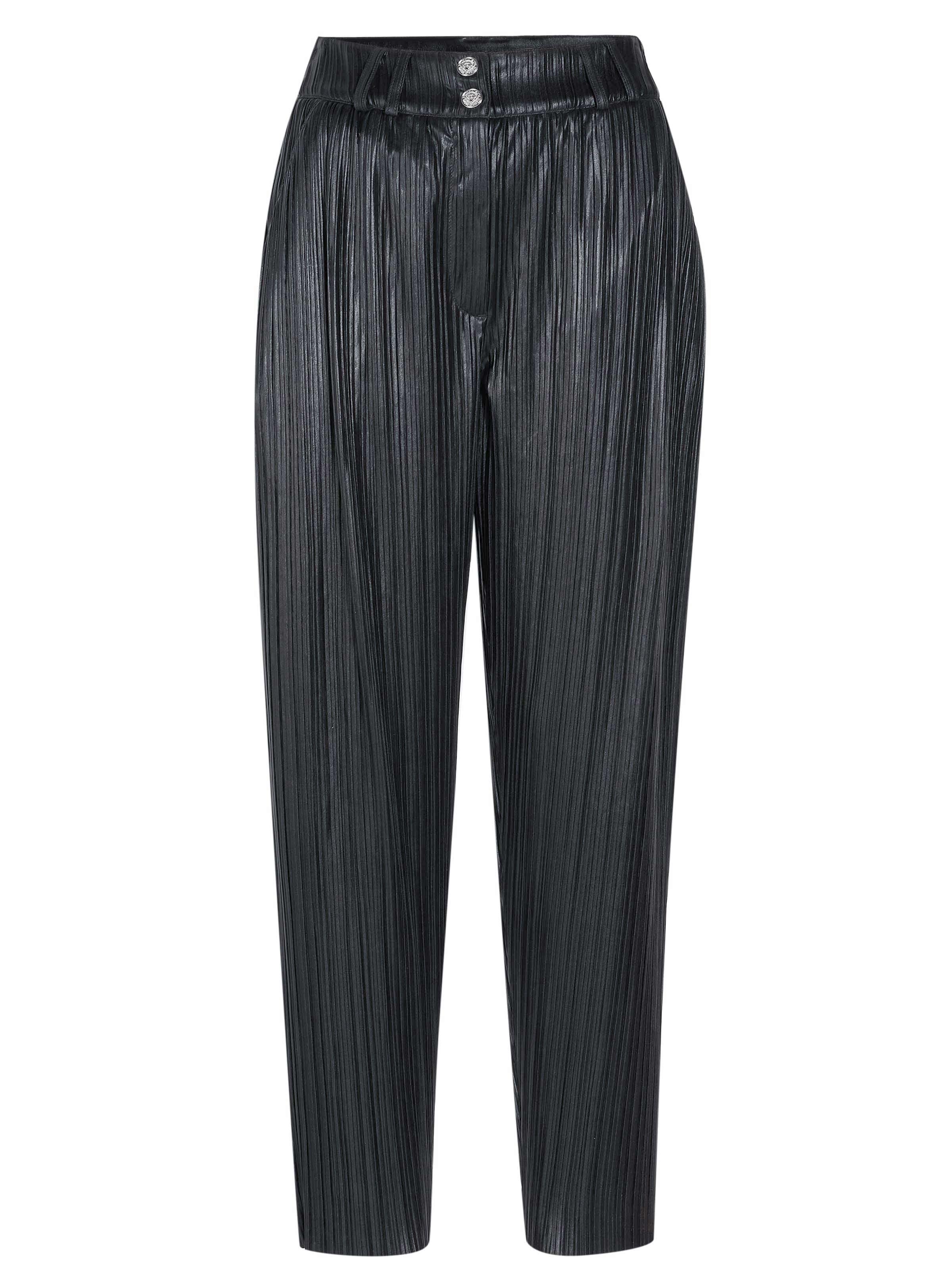 Balmain Regular Pants in Black: front