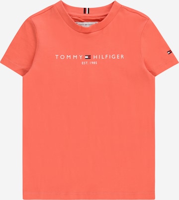 T-Shirt TOMMY HILFIGER en rouge : devant