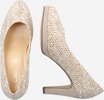 GABOR - Zapatos con plataforma en beige