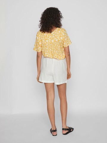 Regular Pantalon VILA en blanc