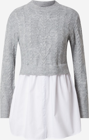 NEW LOOK Sweater in Grey: front