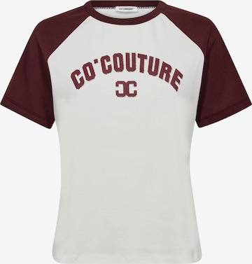 T-shirt 'Edge' co'couture en blanc : devant