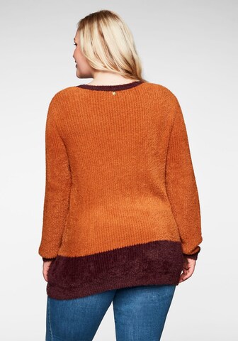 SHEEGO Pullover in Braun