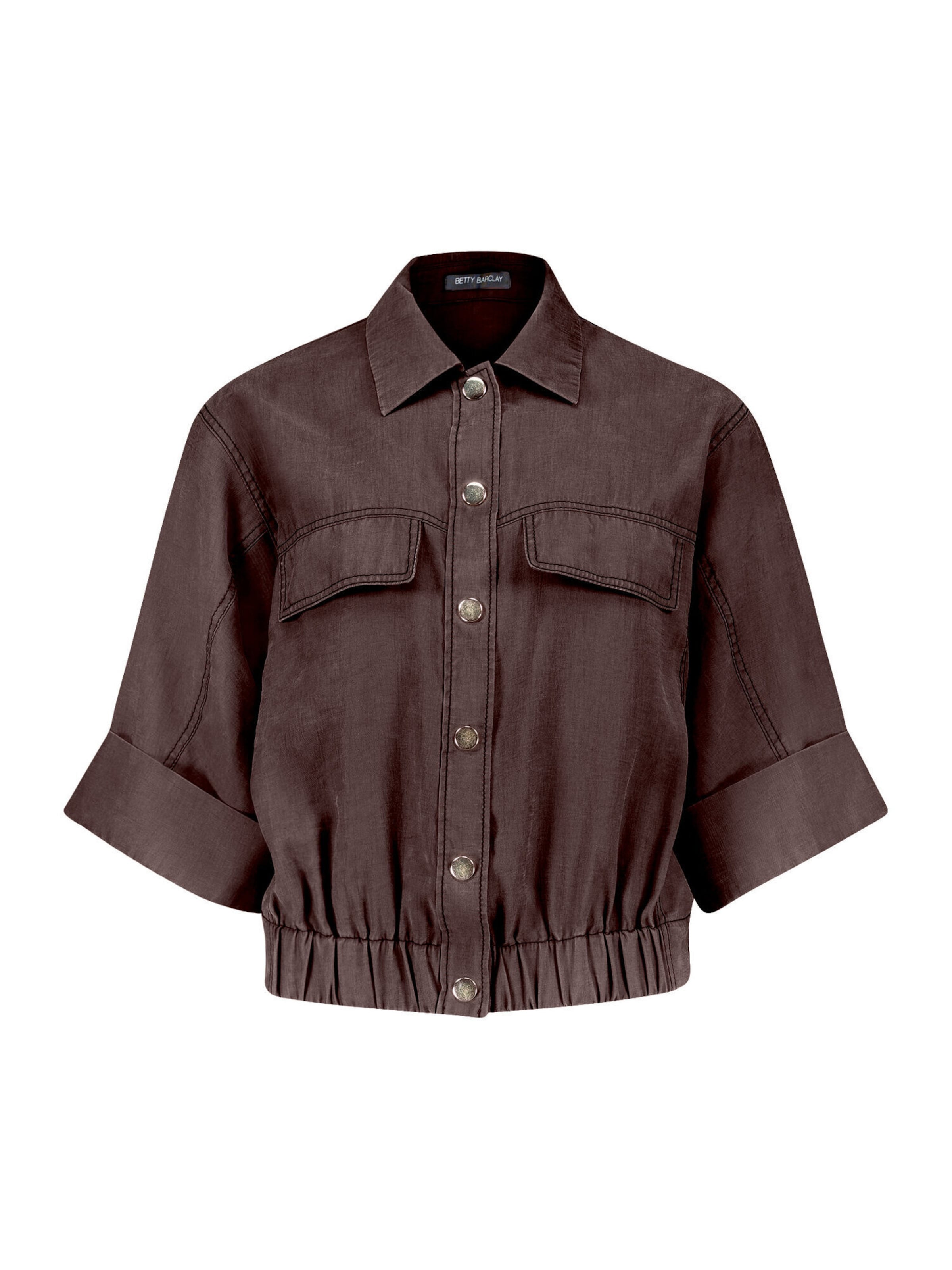 Veste mi-saison Betty Barclay en marron : devant