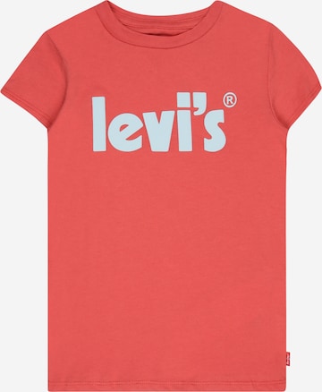 Levi's Kids Shirt in Rood: voorkant