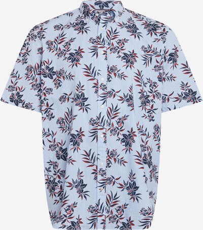 TOMMY HILFIGER Hemd 'SEERSUCKER' in navy / hellblau / rot / weiß, Produktansicht