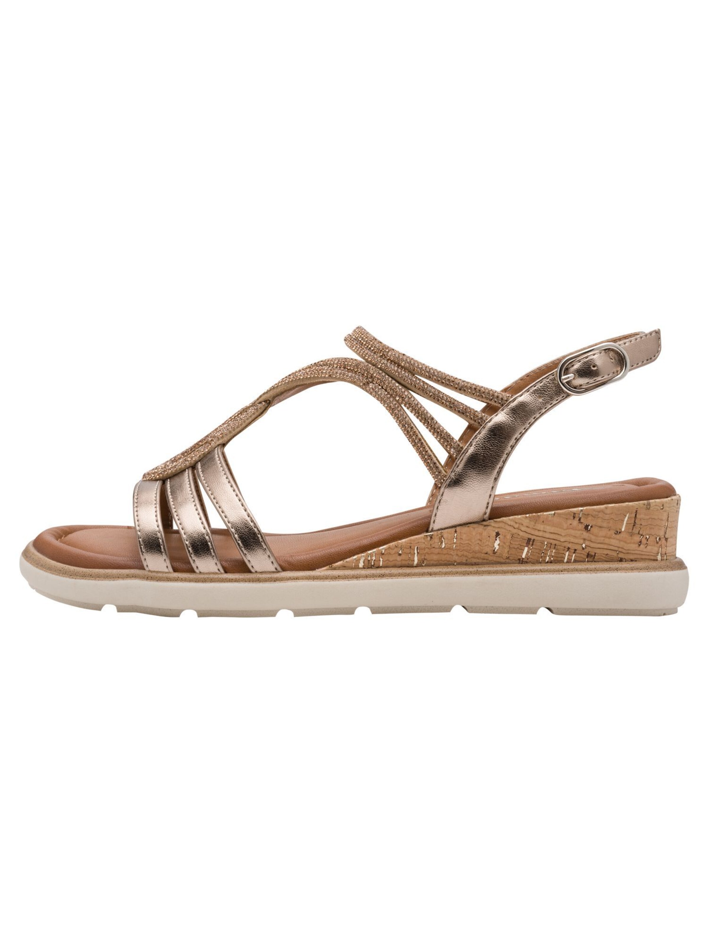 Sandales Tamaris en bronze