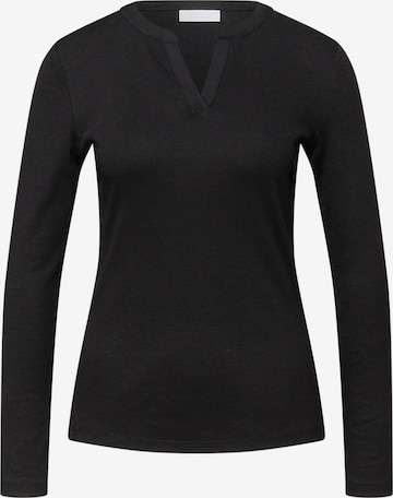 Street One Studio Shirt in Black: front