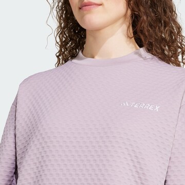 ADIDAS TERREX Спортивный свитшот 'Xploric' в Лиловый