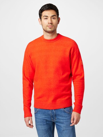 Calvin Klein Sweater in Red: front