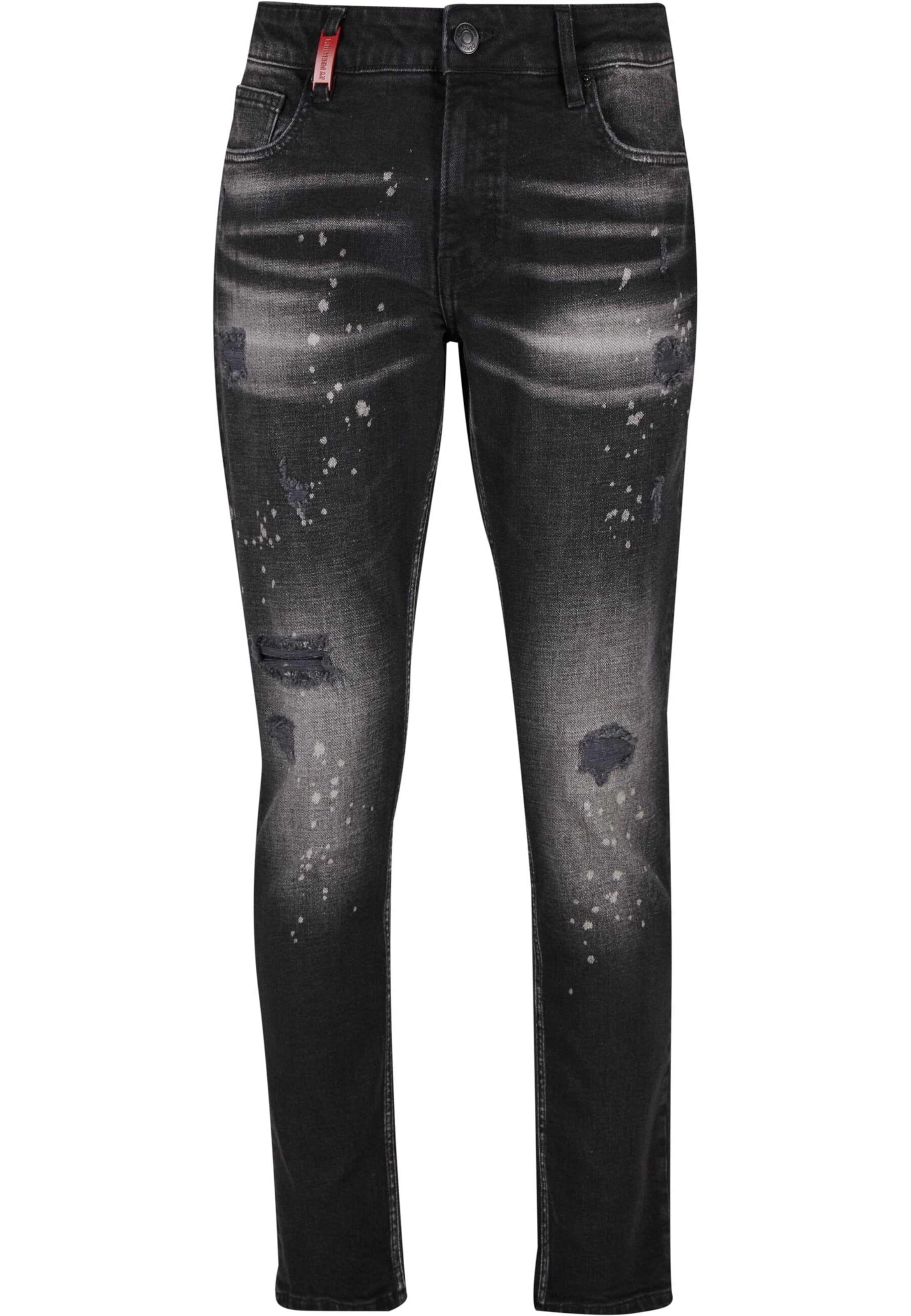 Jeans 'Gonzalo' di 2Y Premium in nero: frontale