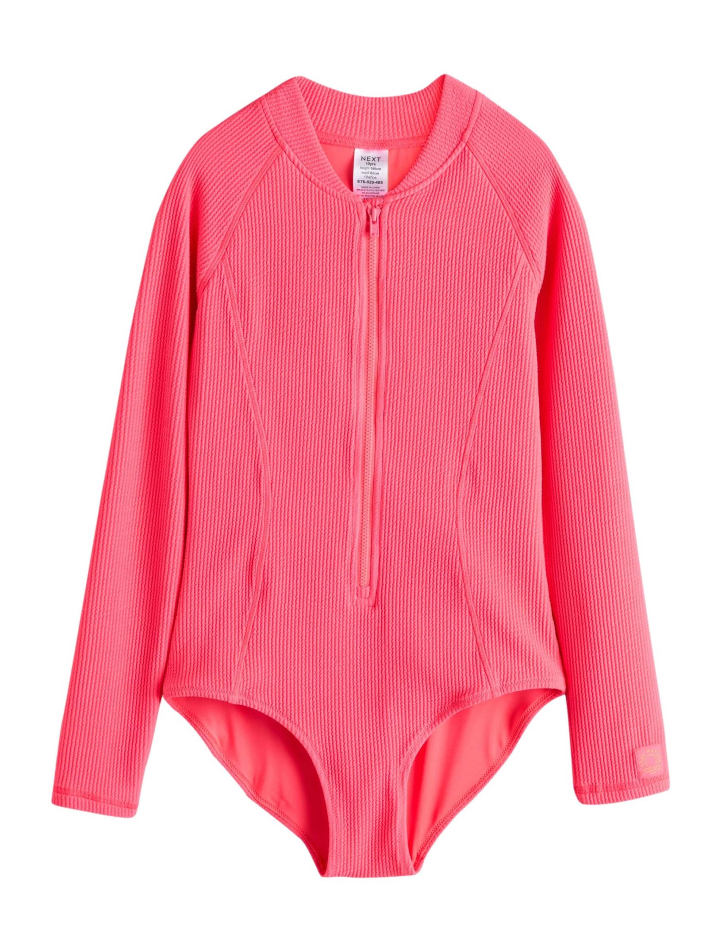 Next Бански костюм в розово: отпред