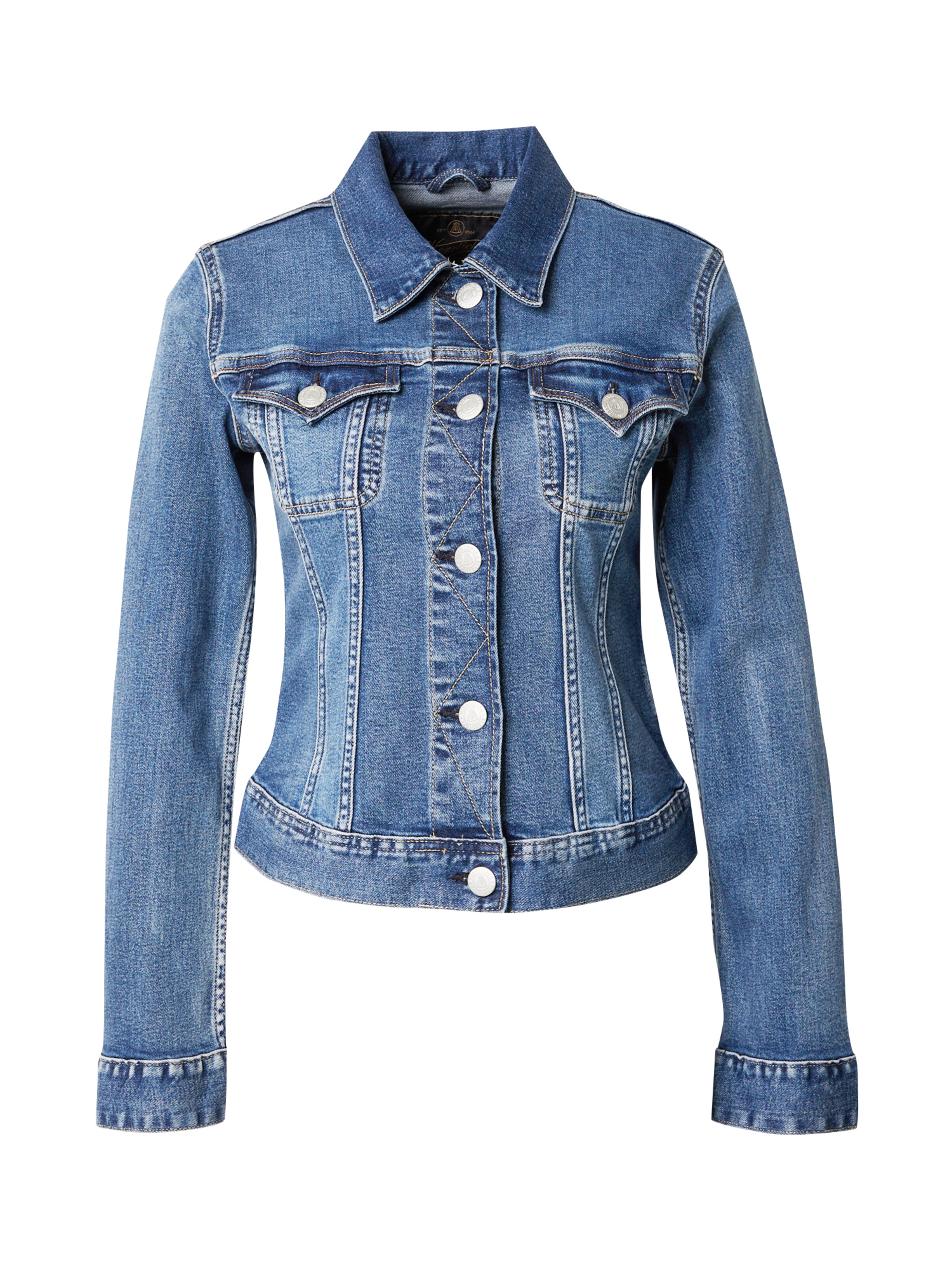 Herrlicher Välikausitakki 'Joplin' värissä sininen: etupuoli