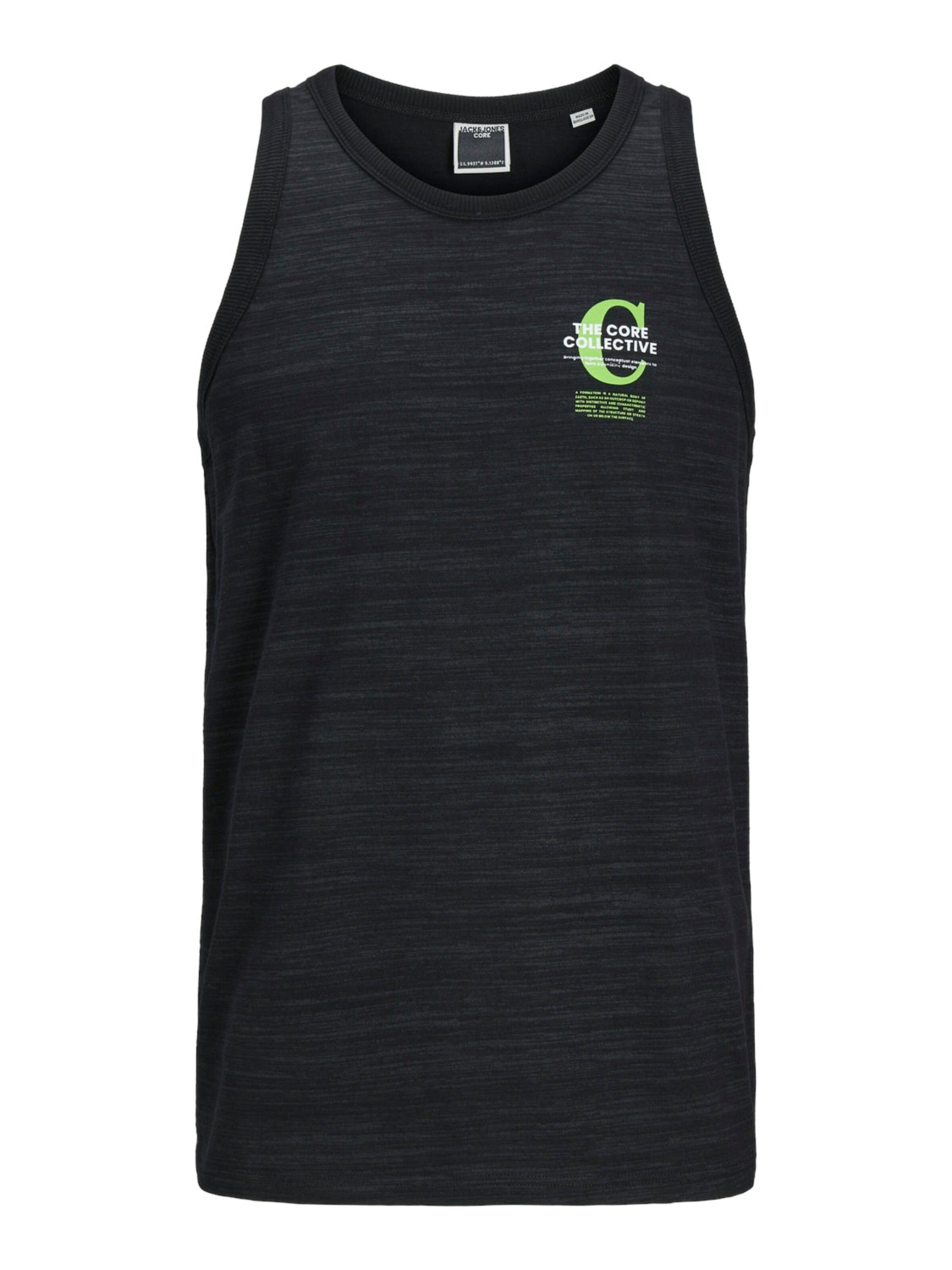 JACK & JONES Shirt 'JCOSLUB' in Black: front