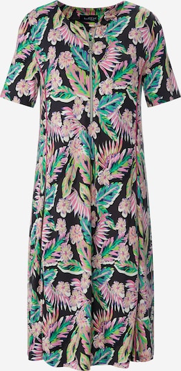 Looxent Jerseykleid in grün / lila / rosa / schwarz / weiß, Produktansicht