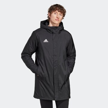 ADIDAS SPORTSWEAR Athletic Jacket 'Entrada 22' in Black: front