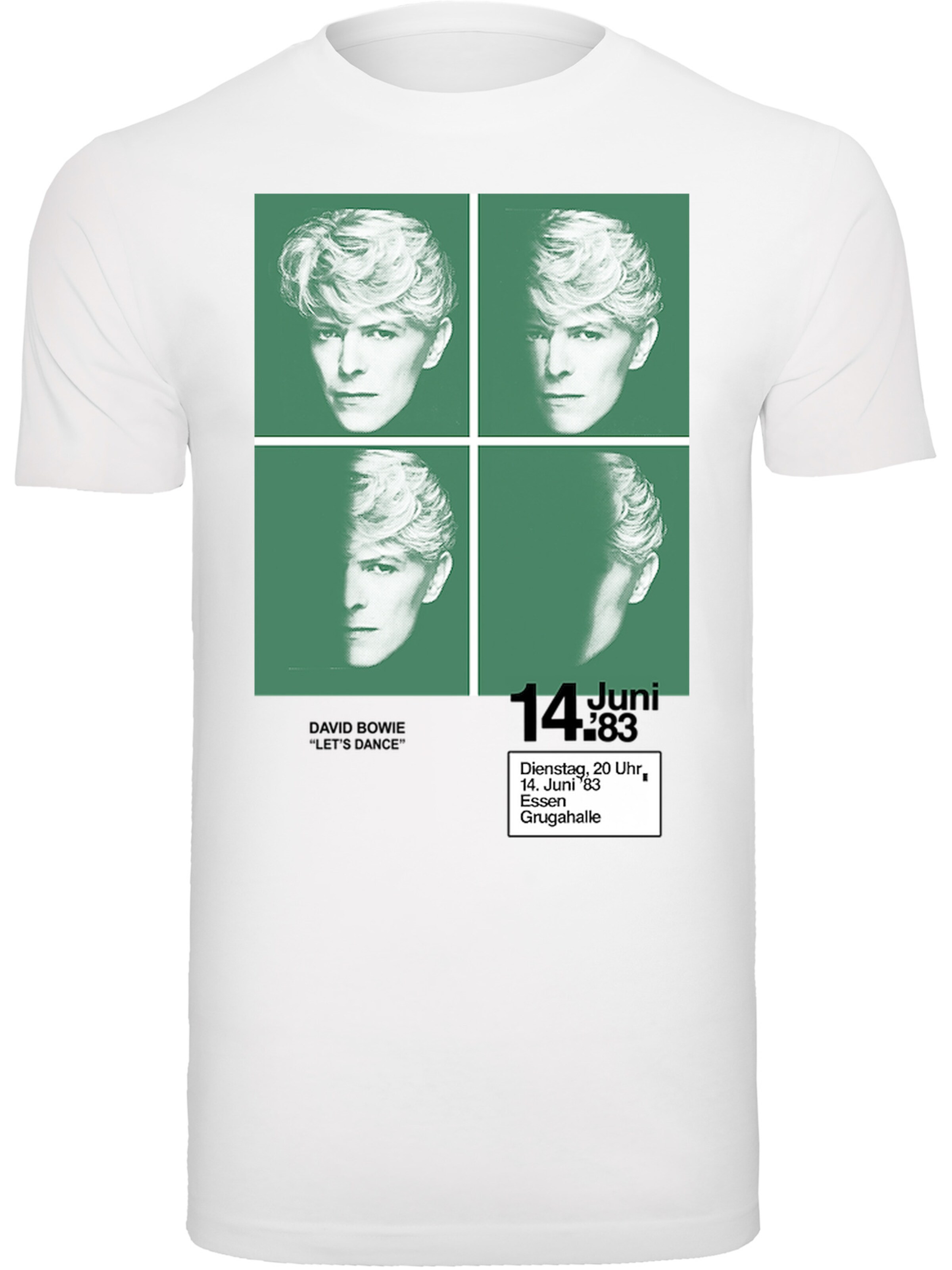 F4NT4STIC Shirt in Wit: voorkant