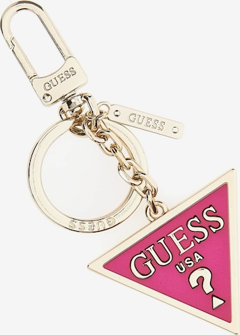 GUESS Key Ring in Gold: front