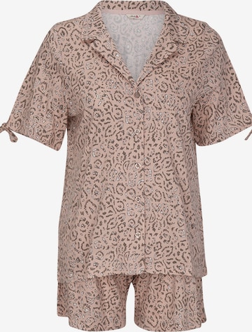 Shorty 'Liatris' Goldenbay en beige : devant
