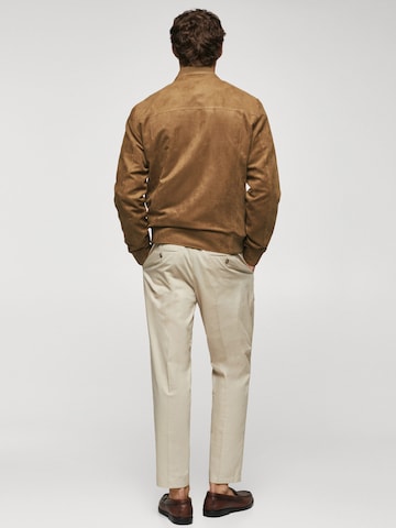 MANGO MANPrijelazna jakna 'Bero' - smeđa boja
