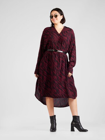 Robe 'ASHILD LIFE' ONLY Carmakoma en rouge