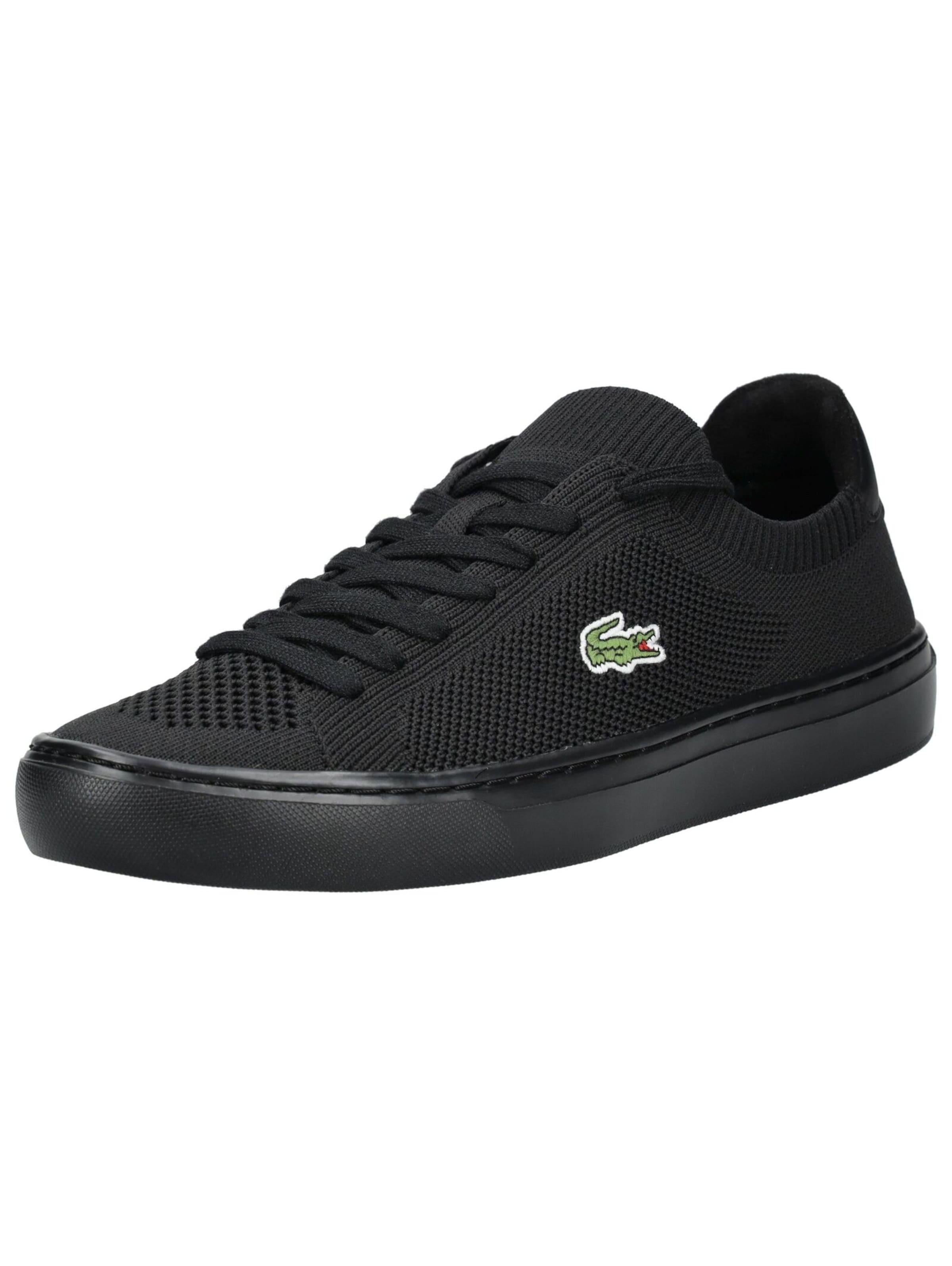 LACOSTE Sneakers in Black: front
