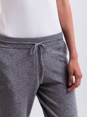 Tapered Pantaloni di CASH-MERE.CH in grigio