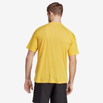 ADIDAS PERFORMANCE Performance Shirt 'Train Icons' in Yellow