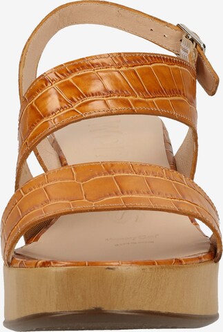 Wonders Strap Sandals in Brown