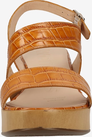 Wonders Sandalen met riem in Bruin