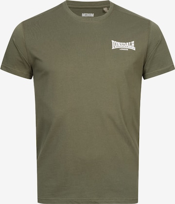 LONSDALE Shirt 'ELMDON' in Grün: Vorderseite