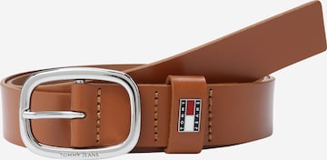 Ceinture Tommy Jeans en marron : devant