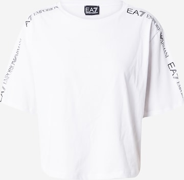 EA7 Emporio Armani - Camisa em branco: frente