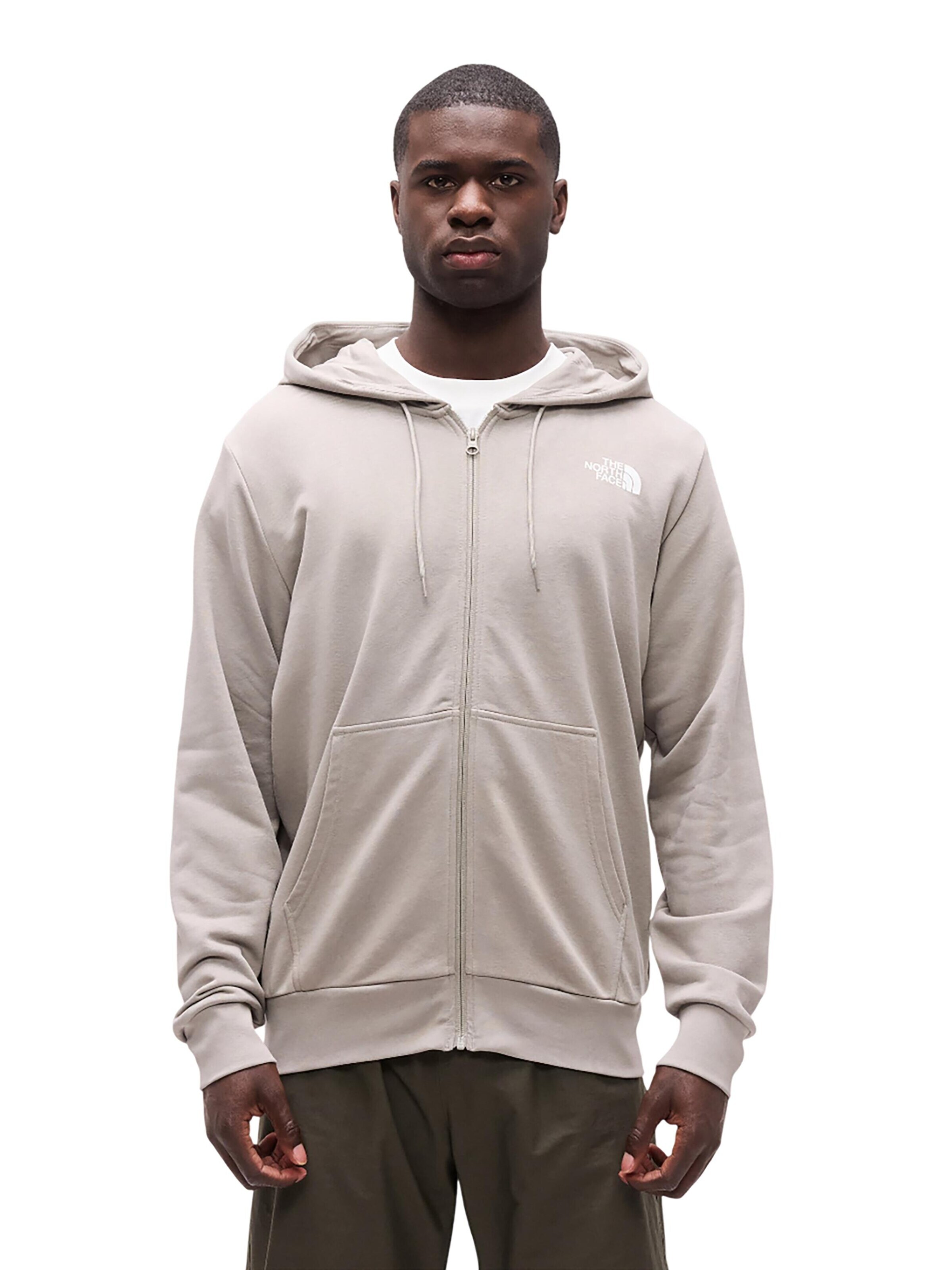 THE NORTH FACE Sweatjacke 'Simple Dome Light Regular'‌‌‌‌‌‌‌‌ in Grau: Vorderseite