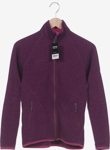 MAMMUT Sweatshirt & Zip-Up Hoodie in XS in Purple: front
