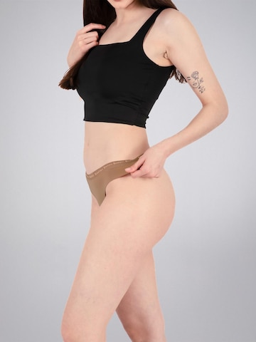 LEAFLETIC Slip 'Leafletic Mid Rise Brazilian' i brun