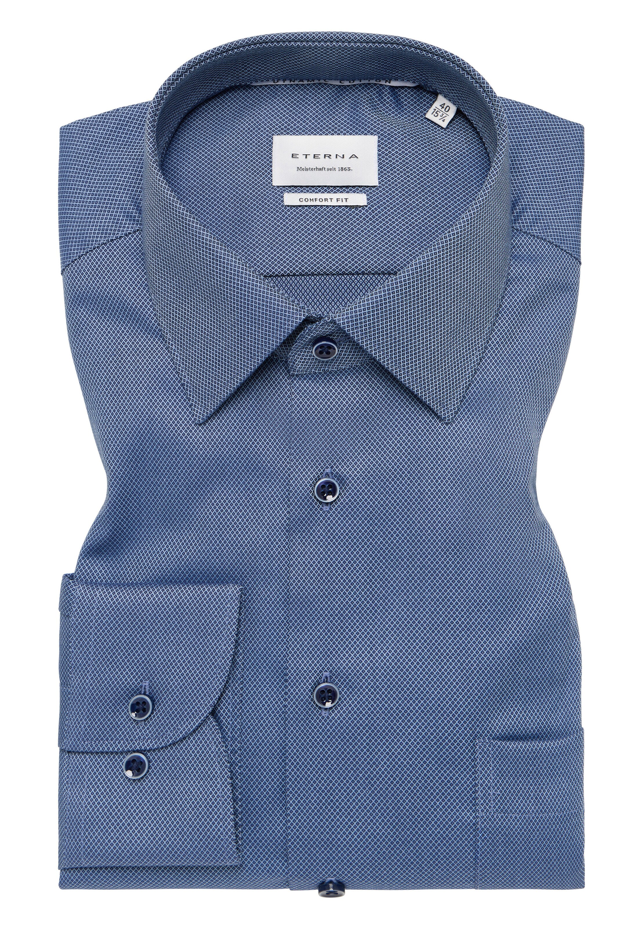 ETERNA Comfort fit Business Shirt in Blue
