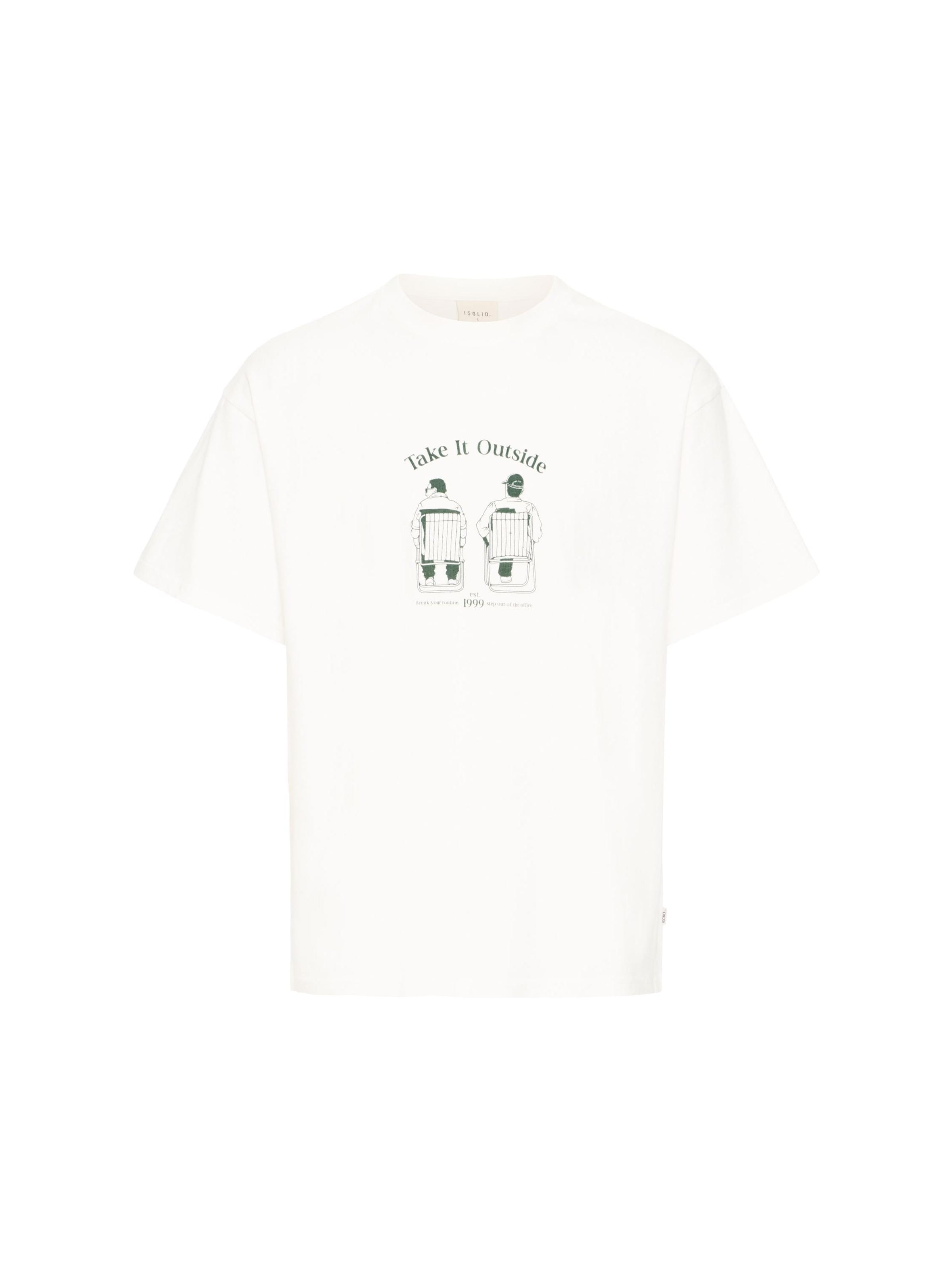 !Solid Футболка 'SDTALON' в Белый: спереди