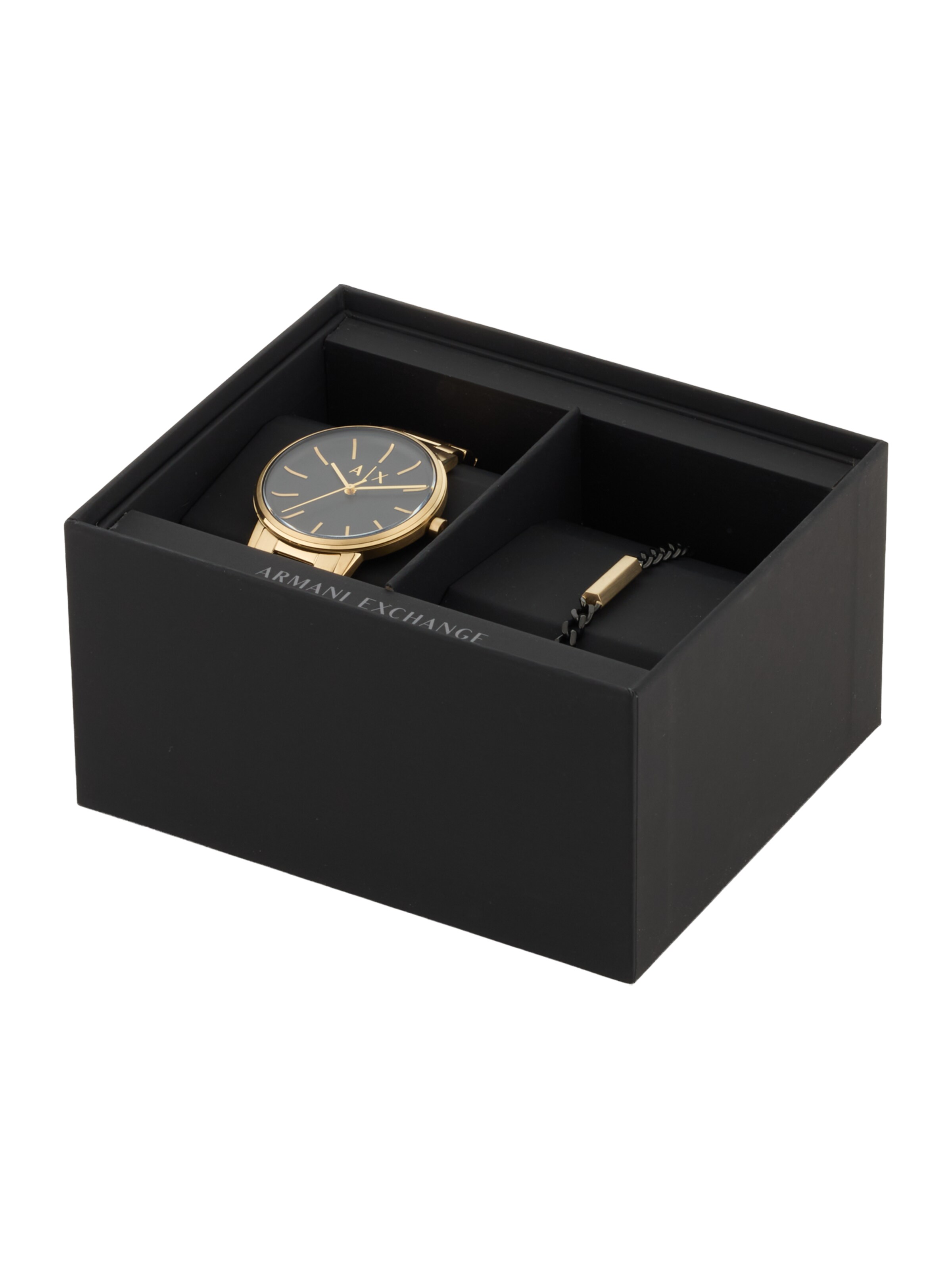 zelts ARMANI EXCHANGE Analogais pulkstenis